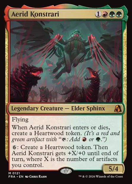 Aerid Konstrari, Reality Fracture — Magic: The Gathering card