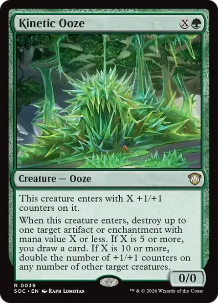 Kinetic Ooze, Secrets of Strixhaven Commander — Magic: The Gathering card