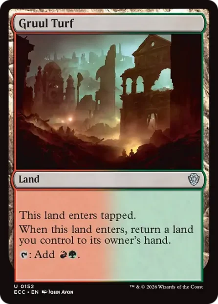 Gruul Turf, Lorwyn Eclipsed Commander — Magic: The Gathering card