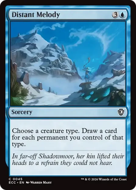 Distant Melody, Lorwyn Eclipsed Commander — Magic: The Gathering card