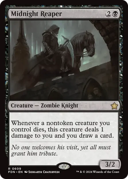 Midnight Reaper, Foundations — Magic: The Gathering card