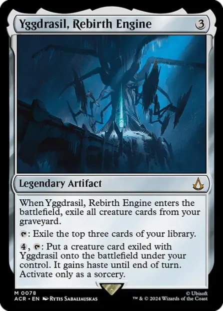 Yggdrasil, Rebirth Engine, Assassin's Creed — Magic: The Gathering card