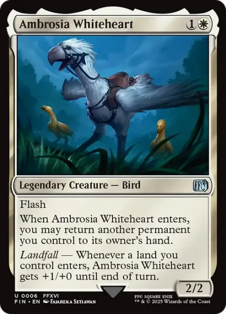 Ambrosia Whiteheart, Final Fantasy — Magic: The Gathering card