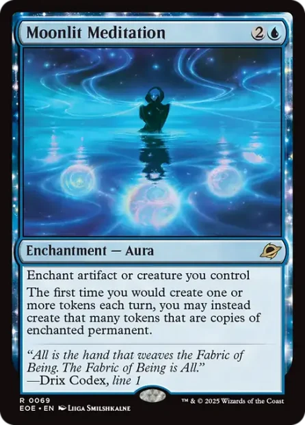 Moonlit Meditation, Edge of Eternities — Magic: The Gathering card