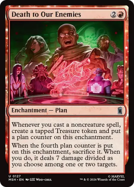 Death to Our Enemies, Marvel Super Heroes — Magic: The Gathering card