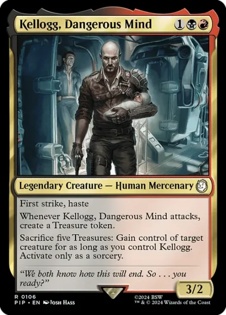 Kellogg, Dangerous Mind, Fallout — Magic: The Gathering card