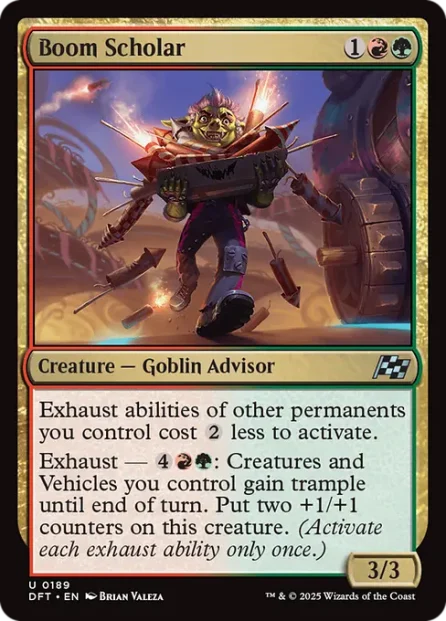 Boom Scholar, Aetherdrift — Magic: The Gathering card
