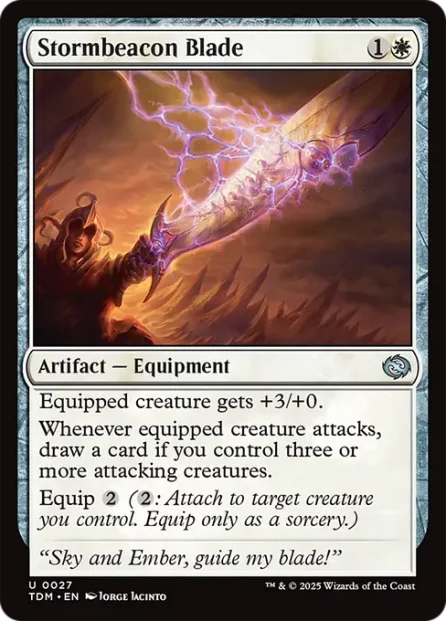 Stormbeacon Blade, Tarkir: Dragonstorm — Magic: The Gathering card