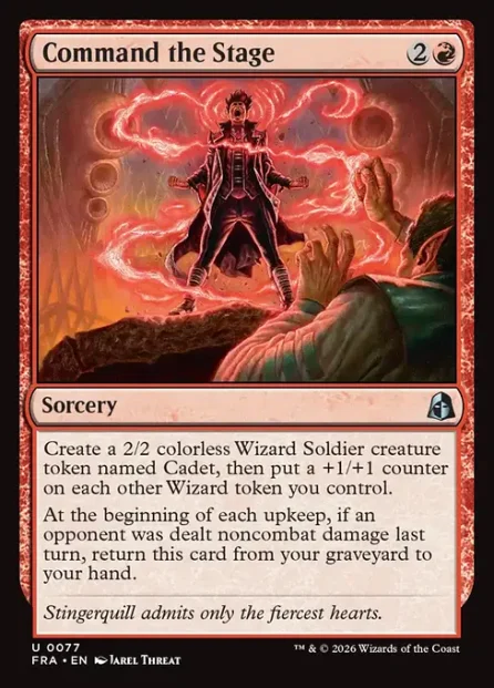 Command the Stage, Reality Fracture — Magic: The Gathering card