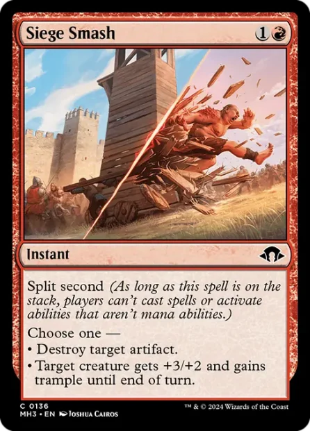 Siege Smash, Modern Horizons 3 — Magic: The Gathering card