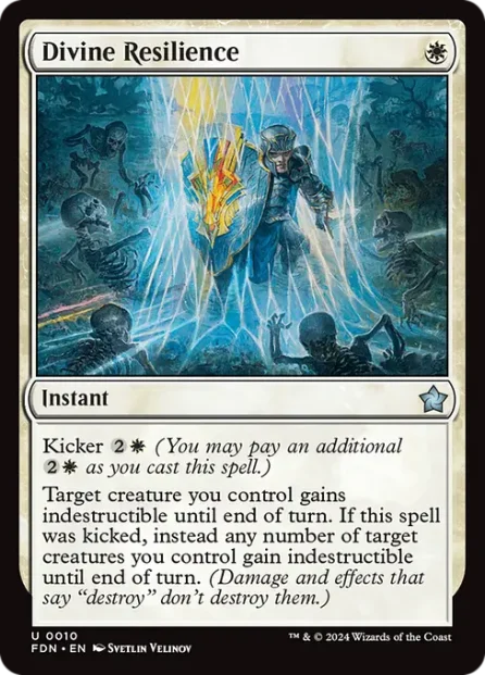 Divine Resilience, Foundations — Magic: The Gathering card