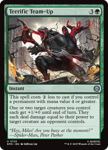 Terrific Team-Up, Marvel's Spider-Man — Magic: The Gathering card