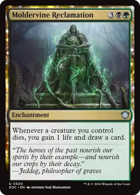 Moldervine Reclamation, Secrets of Strixhaven Commander — Magic: The Gathering card