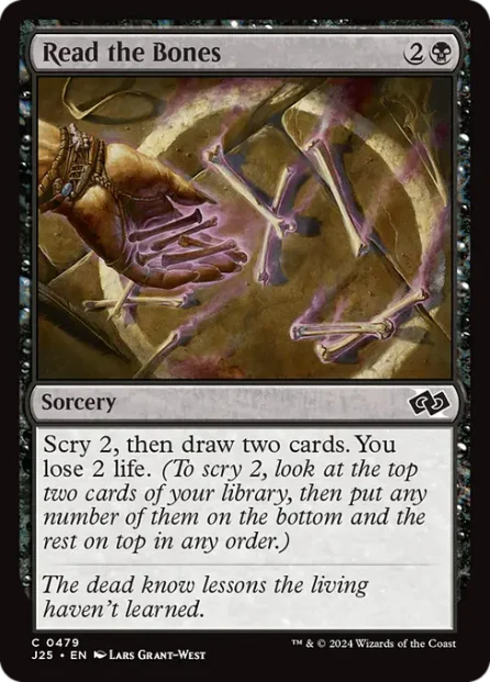 Read the Bones, Foundations Jumpstart — Magic: The Gathering card