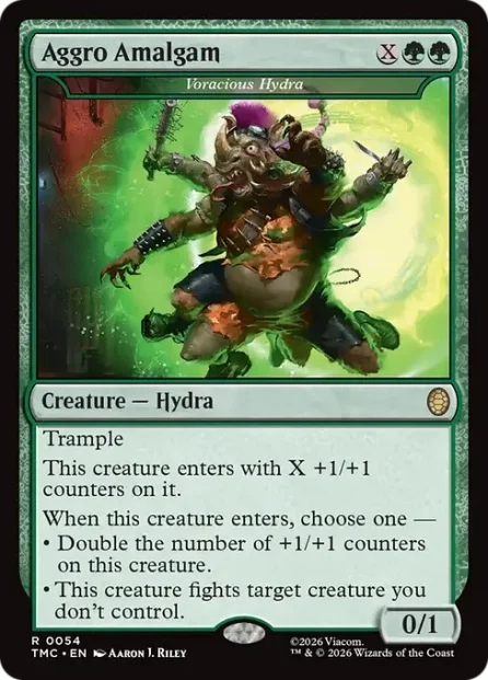 Voracious Hydra, Teenage Mutant Ninja Turtles Eternal — Magic: The Gathering card