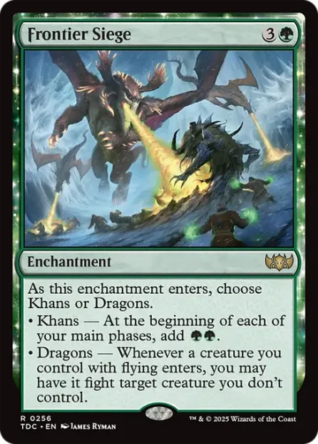 Frontier Siege, Tarkir: Dragonstorm Commander — Magic: The Gathering card