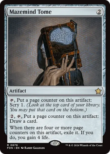 Mazemind Tome, Foundations — Magic: The Gathering card