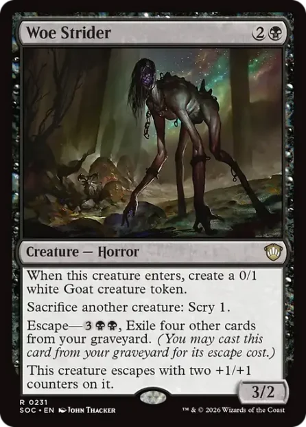Woe Strider, Secrets of Strixhaven Commander — Magic: The Gathering card