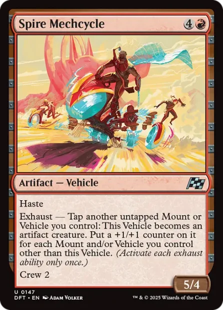 Spire Mechcycle, Aetherdrift — Magic: The Gathering card