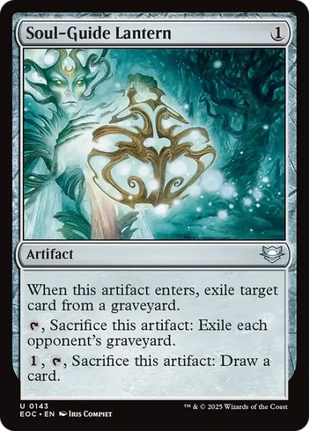Soul-Guide Lantern, Edge of Eternities Commander — Magic: The Gathering card