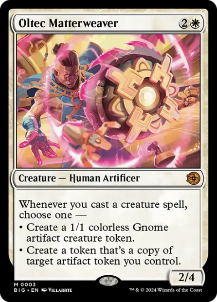 Oltec Matterweaver, The Big Score — Magic: The Gathering card