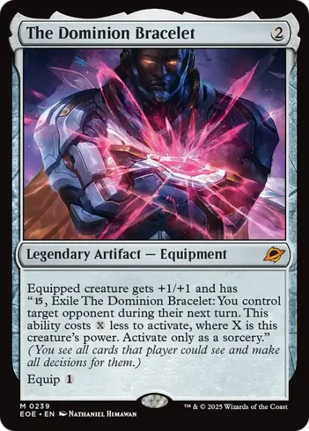 The Dominion Bracelet, Edge of Eternities — Magic: The Gathering card
