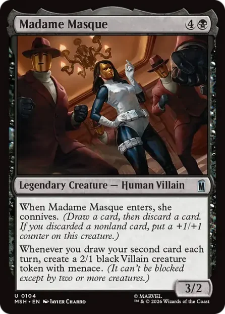 Madame Masque, Marvel Super Heroes — Magic: The Gathering card