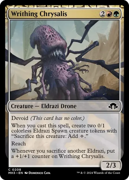 Writhing Chrysalis, Modern Horizons 3 — Magic: The Gathering card
