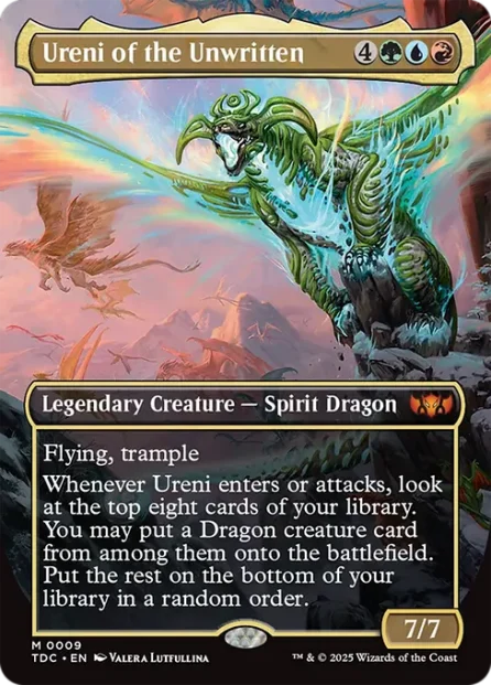 Ureni of the Unwritten, Tarkir: Dragonstorm Commander — Magic: The Gathering card