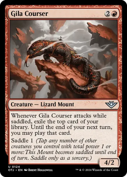 Gila Courser, Outlaws of Thunder Junction — Magic: The Gathering card