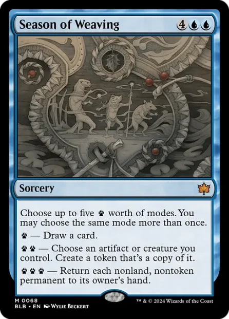 Season of Weaving, Bloomburrow — Magic: The Gathering card