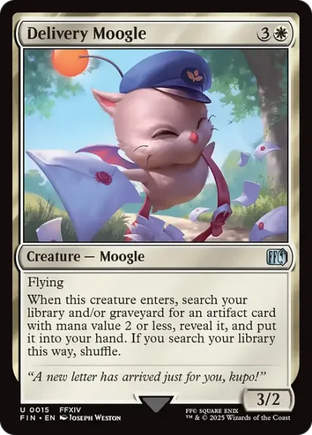Delivery Moogle, Final Fantasy — Magic: The Gathering card