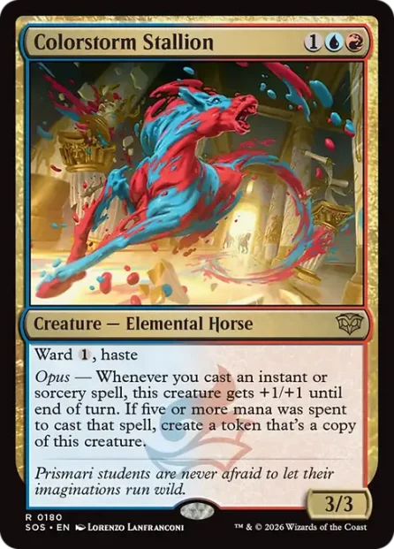 Colorstorm Stallion, Secrets of Strixhaven — Magic: The Gathering card