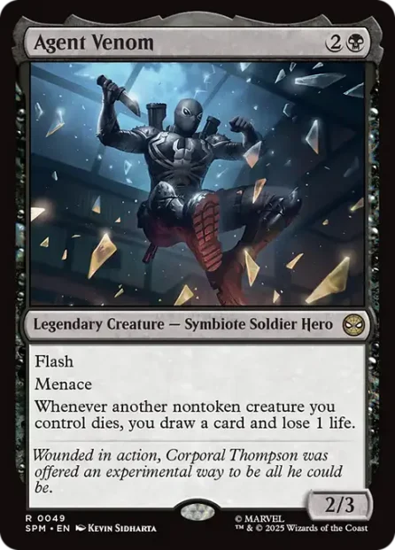 Agent Venom, Marvel's Spider-Man — Magic: The Gathering card