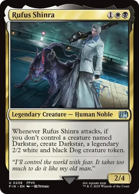 Rufus Shinra, Final Fantasy — Magic: The Gathering card