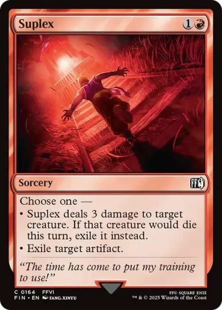 Suplex, Final Fantasy — Magic: The Gathering card
