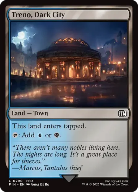 Treno, Dark City, Final Fantasy — Magic: The Gathering card