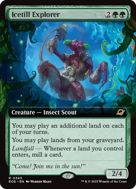 Icetill Explorer, Edge of Eternities, foil — Magic: The Gathering card