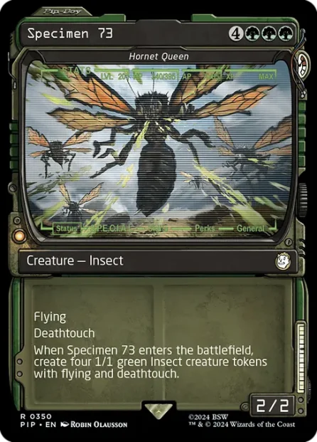 Hornet Queen, Fallout — Magic: The Gathering card