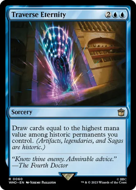 Traverse Eternity, Doctor Who — Magic: The Gathering card