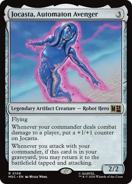 Jocasta, Automaton Avenger, Marvel Super Heroes Commander — Magic: The Gathering card