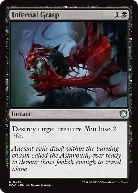 Infernal Grasp, Secrets of Strixhaven Commander — Magic: The Gathering card