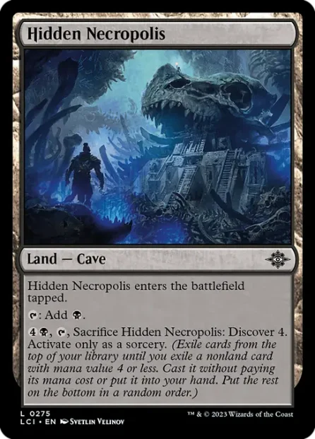 Hidden Necropolis, The Lost Caverns of Ixalan — Magic: The Gathering card