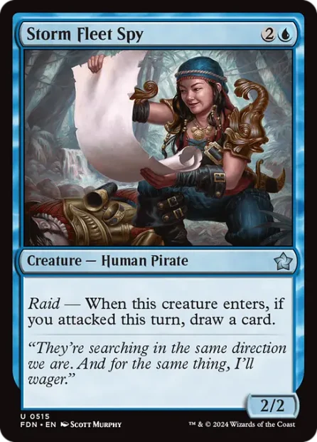Storm Fleet Spy, Foundations — Magic: The Gathering card