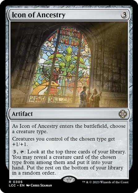Icon of Ancestry, The Lost Caverns of Ixalan Commander — Magic: The Gathering card