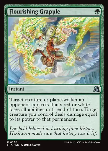 Flourishing Grapple, Reality Fracture — Magic: The Gathering card