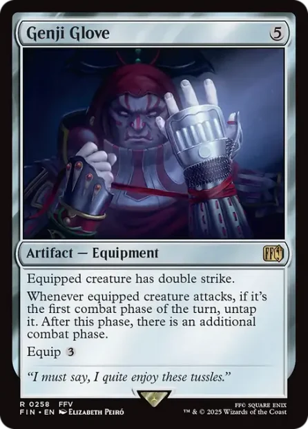Genji Glove, Final Fantasy — Magic: The Gathering card