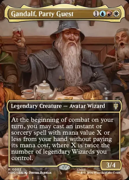 Gandalf, Party Guest, The Hobbit Eternal — Magic: The Gathering card