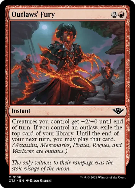 Outlaws' Fury, Outlaws of Thunder Junction — Magic: The Gathering card