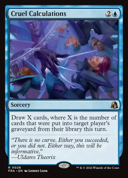 Cruel Calculations, Reality Fracture — Magic: The Gathering card
